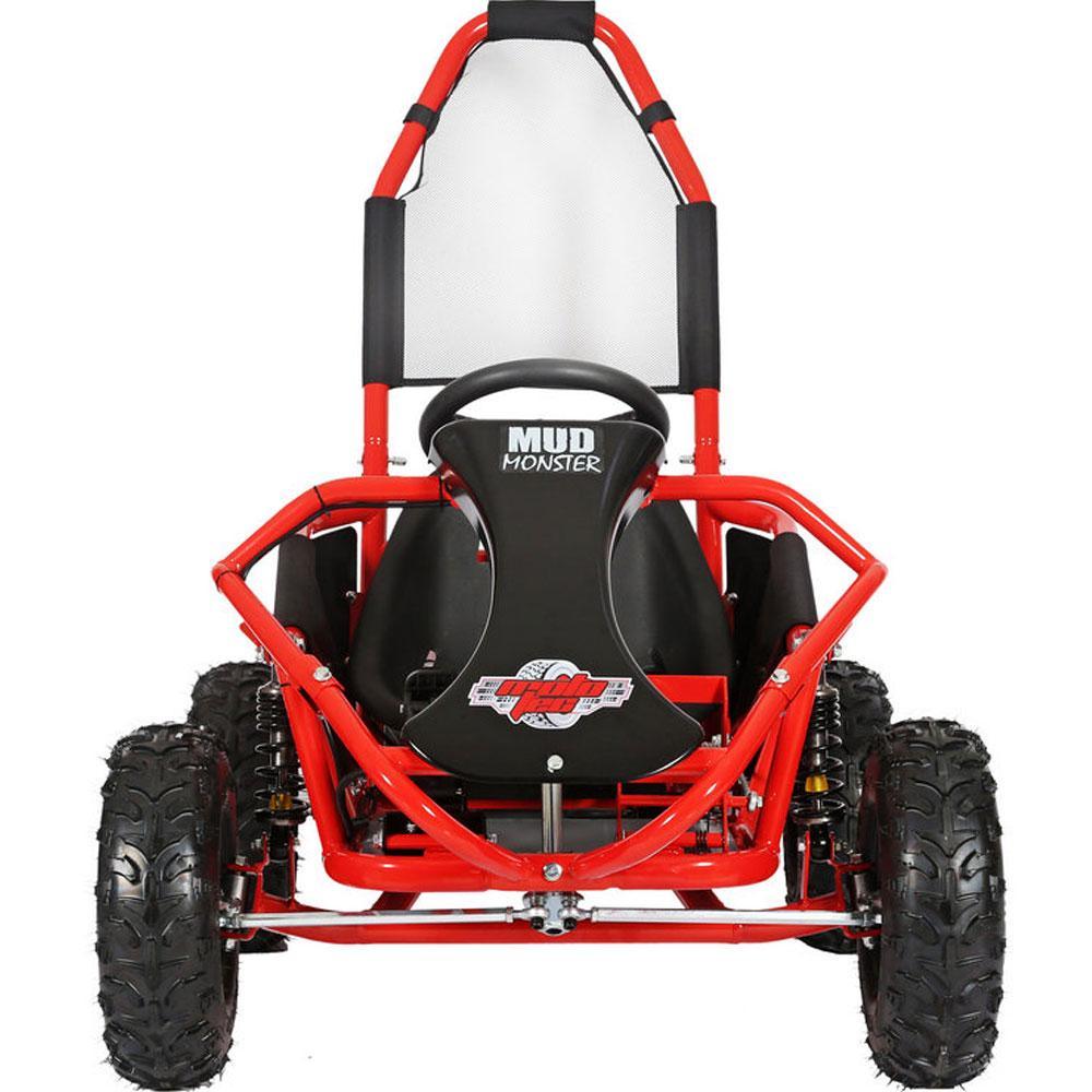 MotoTec Mud Monster 48V/12Ah 1000W Full Suspension Electric Go Kart MT-GK-Mud-1000w - ShopHubDepot