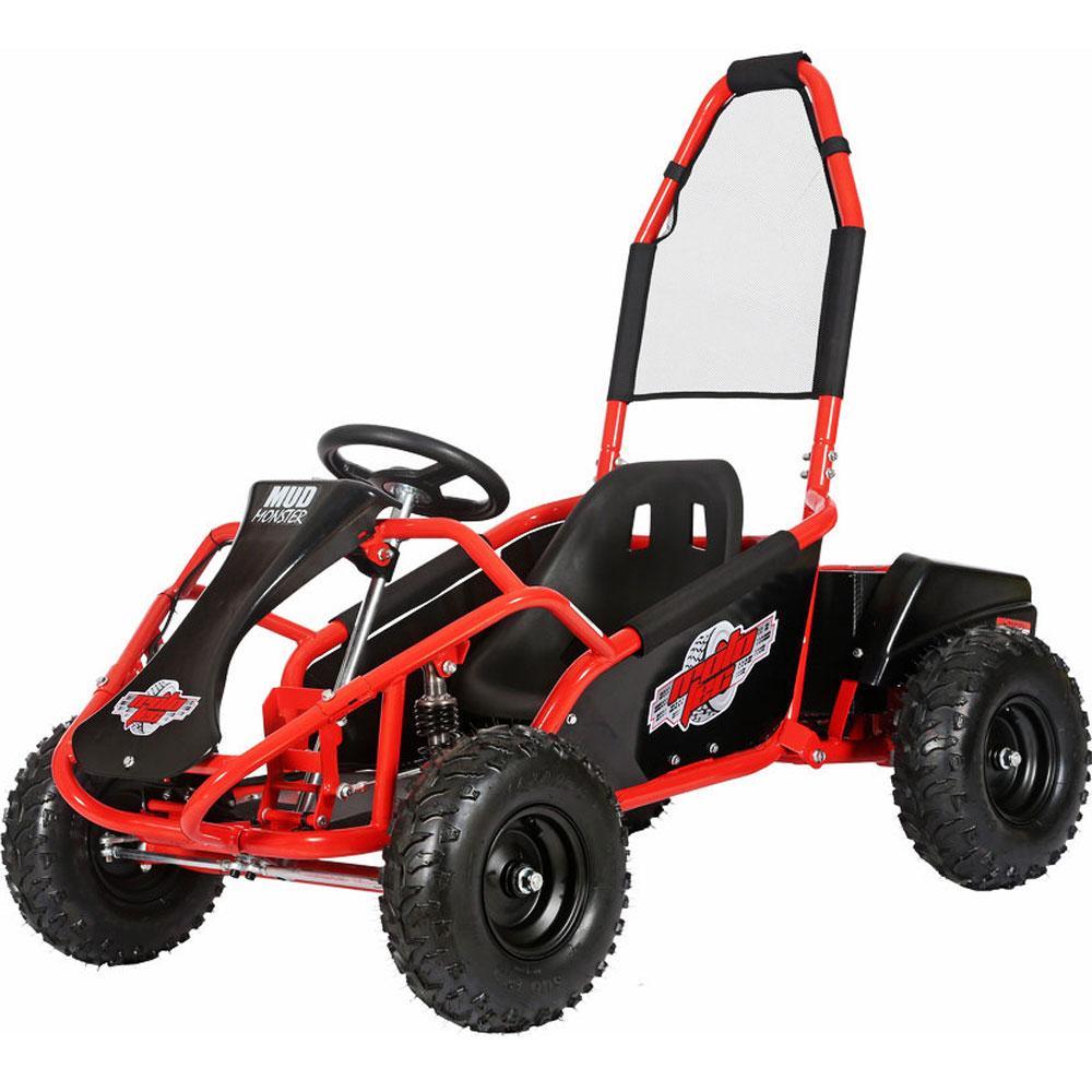 MotoTec Mud Monster 48V/12Ah 1000W Full Suspension Electric Go Kart MT-GK-Mud-1000w - ShopHubDepot