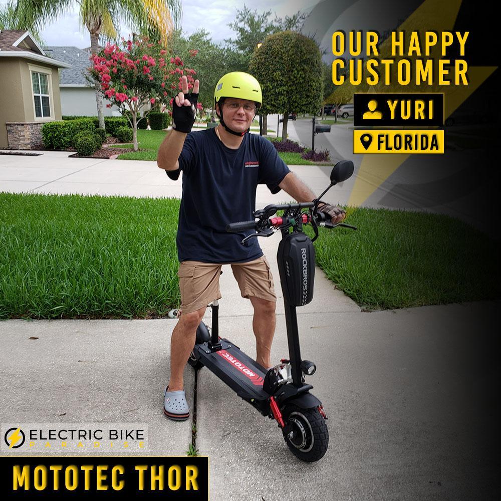 MotoTec Thor 60V/18Ah 2400W Folding Electric Scooter MT-Thor-2400w - ShopHubDepot