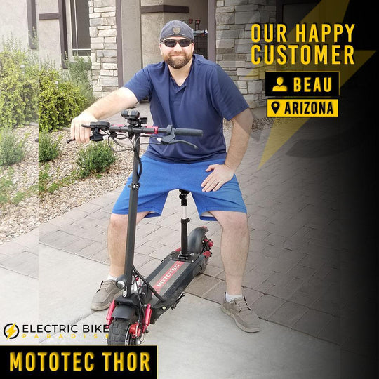 MotoTec Thor 60V/18Ah 2400W Folding Electric Scooter MT-Thor-2400w - ShopHubDepot