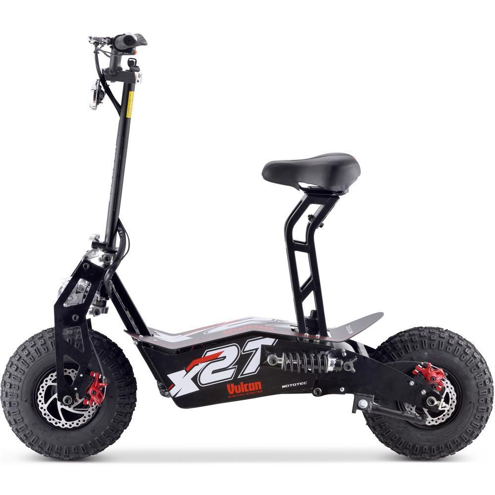 MotoTec Vulcan 48V/12Ah 1600W Folding Electric Scooter MT-Vulcan-1600w - ShopHubDepot