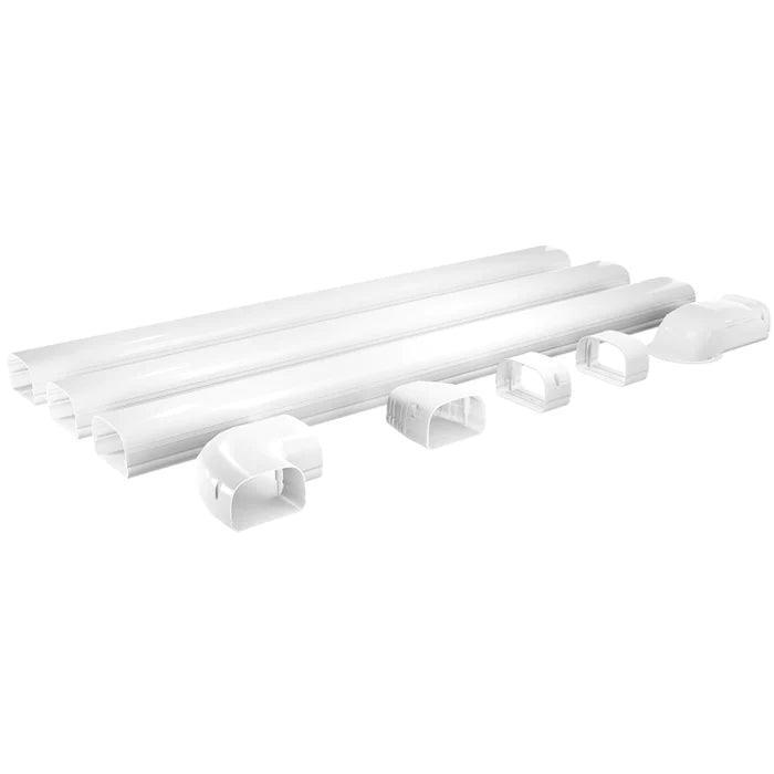 MRCOOL LineGuard 4.5-Inch 16-Piece Complete Line Set Cover Kit for Ductless Mini-Split or Central System (MLG450) - ShopHubDepot