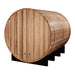 Golden Designs "Klosters" 6 Person Barrel Traditional Sauna - Pacific Cedar - GDI-B006-01