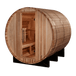 Golden Designs "Arosa" 4 Person Barrel Traditional Sauna - Pacific Cedar - GDI-B004-01