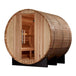 Golden Designs "Arosa" 4 Person Barrel Traditional Sauna - Pacific Cedar - GDI-B004-01