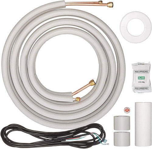 Senville 25 Ft. Insulated Line Set - 1/4'' and 3/8" PJX-1-75E - ShopHubDepot