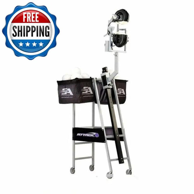 SportsAttack Attack Volleyball Pitching Machine - 120-1100 (90V - 3181-4770-1) - ShopHubDepot