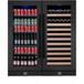 Kings Bottle 56" Upright Wine And Beverage Refrigerator Combo With Glass Door - KBU100BW2-SS - ShopHubDepot