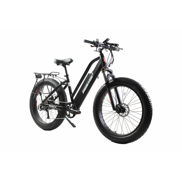 X-Treme Boulderado 48 Volt 10.4 Amp or 17 Amp Fat Tire Step-Through Electric Mountain Bicycle - ShopHubDepot