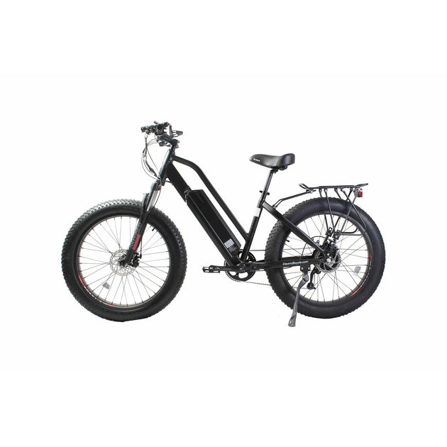 X-Treme Boulderado 48 Volt 10.4 Amp or 17 Amp Fat Tire Step-Through Electric Mountain Bicycle - ShopHubDepot