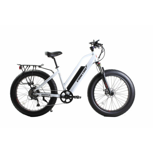 X-Treme Boulderado 48 Volt 10.4 Amp or 17 Amp Fat Tire Step-Through Electric Mountain Bicycle