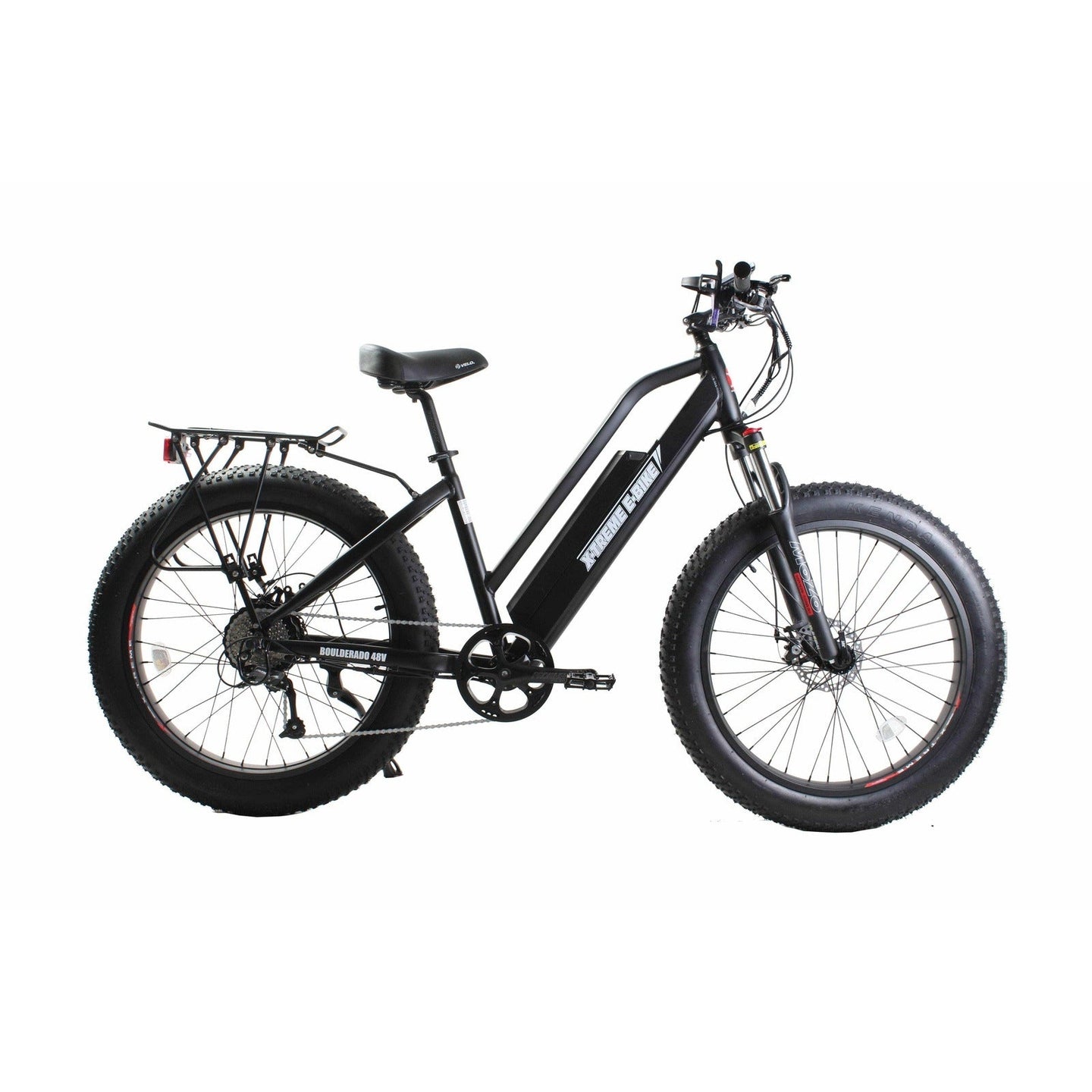 X-Treme Boulderado 48 Volt 10.4 Amp or 17 Amp Fat Tire Step-Through Electric Mountain Bicycle - ShopHubDepot