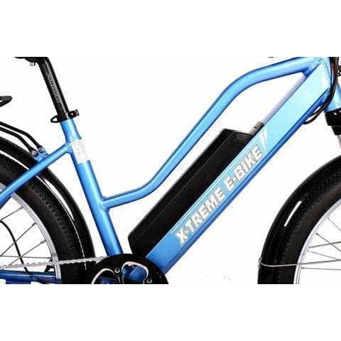 X-Treme Catalina 48 Volt 500W Step-Through Electric Cruiser Bike - ShopHubDepot