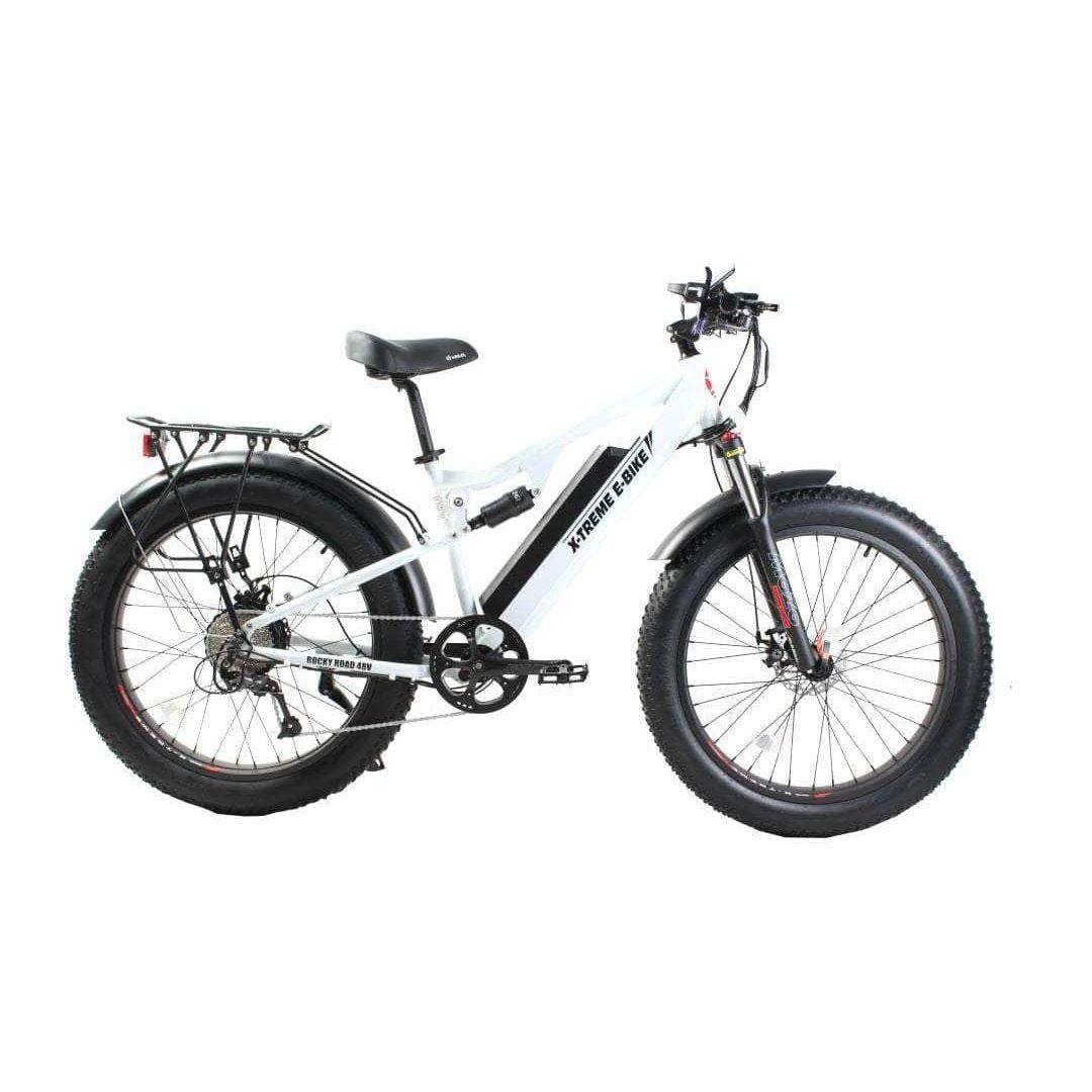 X-Treme Rocky Road 48 Volt 500W Fat Tire Electric Mountain Bike - ShopHubDepot