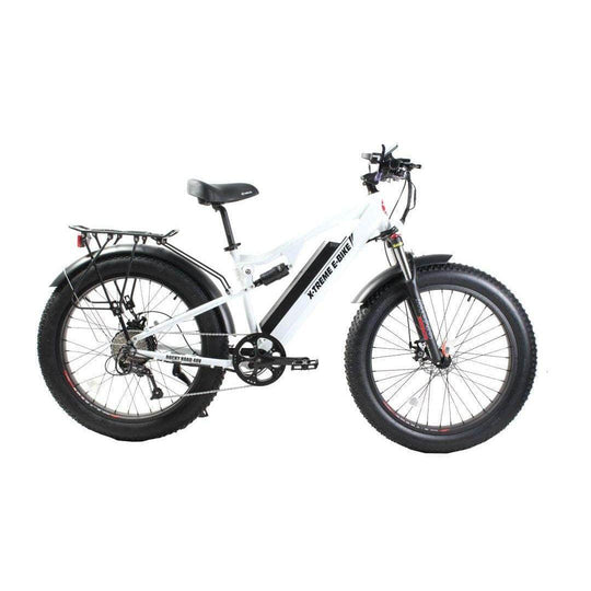 X-Treme Rocky Road 48 Volt 500W Fat Tire Electric Mountain Bike - ShopHubDepot