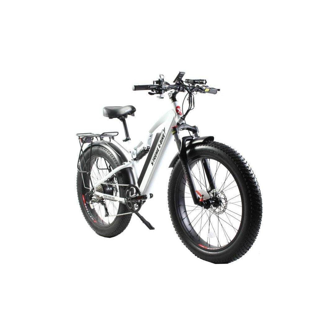X-Treme Rocky Road 48 Volt 500W Fat Tire Electric Mountain Bike - ShopHubDepot