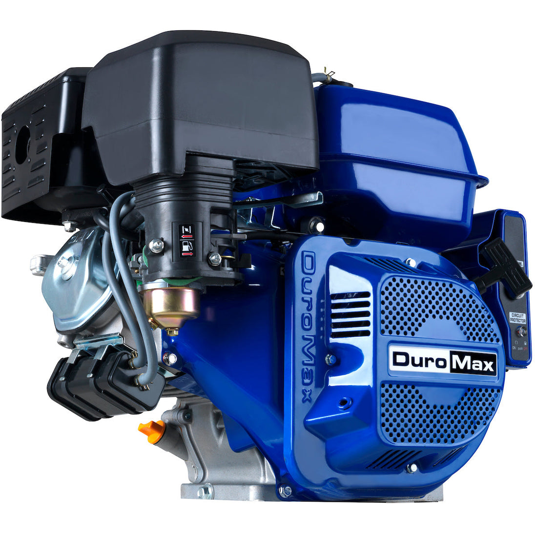DuroMax XP16HPE 420cc 1" Recoil/Electric Start Horizontal Gas Powered Engine - ShopHubDepot