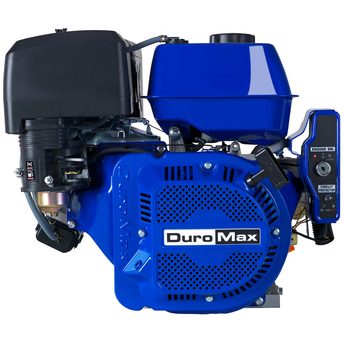 DuroMax XP16HPE 420cc 1" Recoil/Electric Start Horizontal Gas Powered Engine - ShopHubDepot