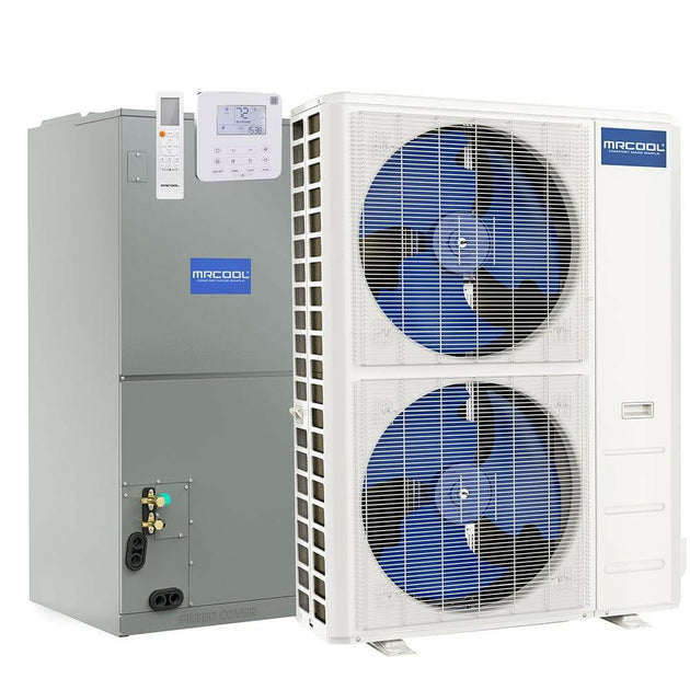 MRCOOL 48K BTU 17.3 SEER Ducted Air Handler and Condenser, CENTRAL-48-HP-230-00 - ShopHubDepot